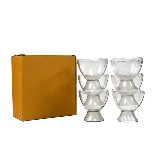 Glass Dessert Bowl Set - Home & Kitchen