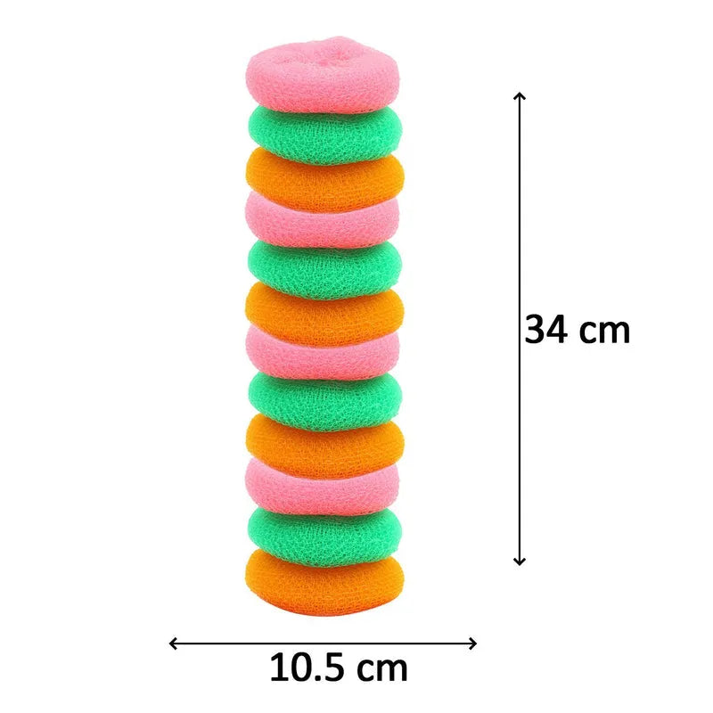 Best nylon plastic scrubber (pack of 12) - bath sponges & loofahs | 2025 | fast shipping