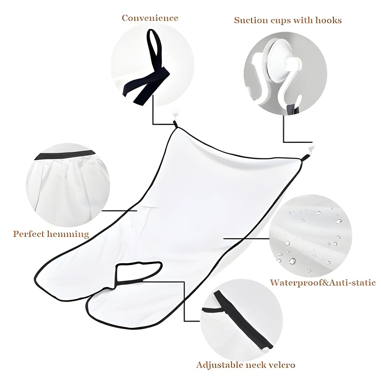 Best beard apron hair clippings catcher - health & beauty | 2025 | fast shipping