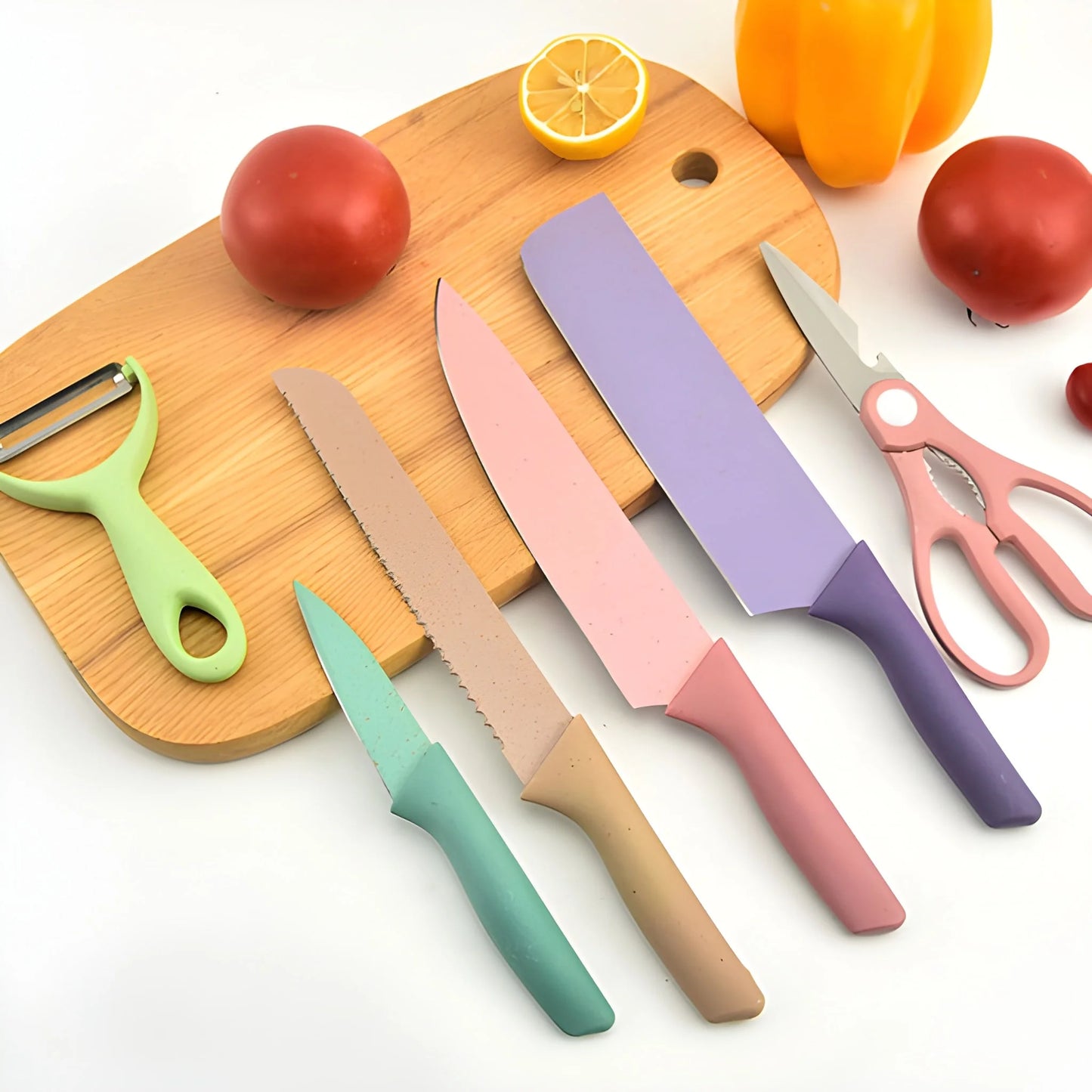 Best professional colorful kitchen knives set - home & garden | 2025 | fast shipping