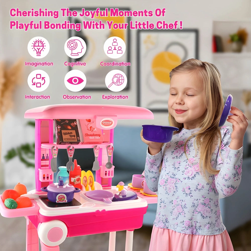 Best portable kids kitchen playset - toy kitchens | 2025 | fast shipping