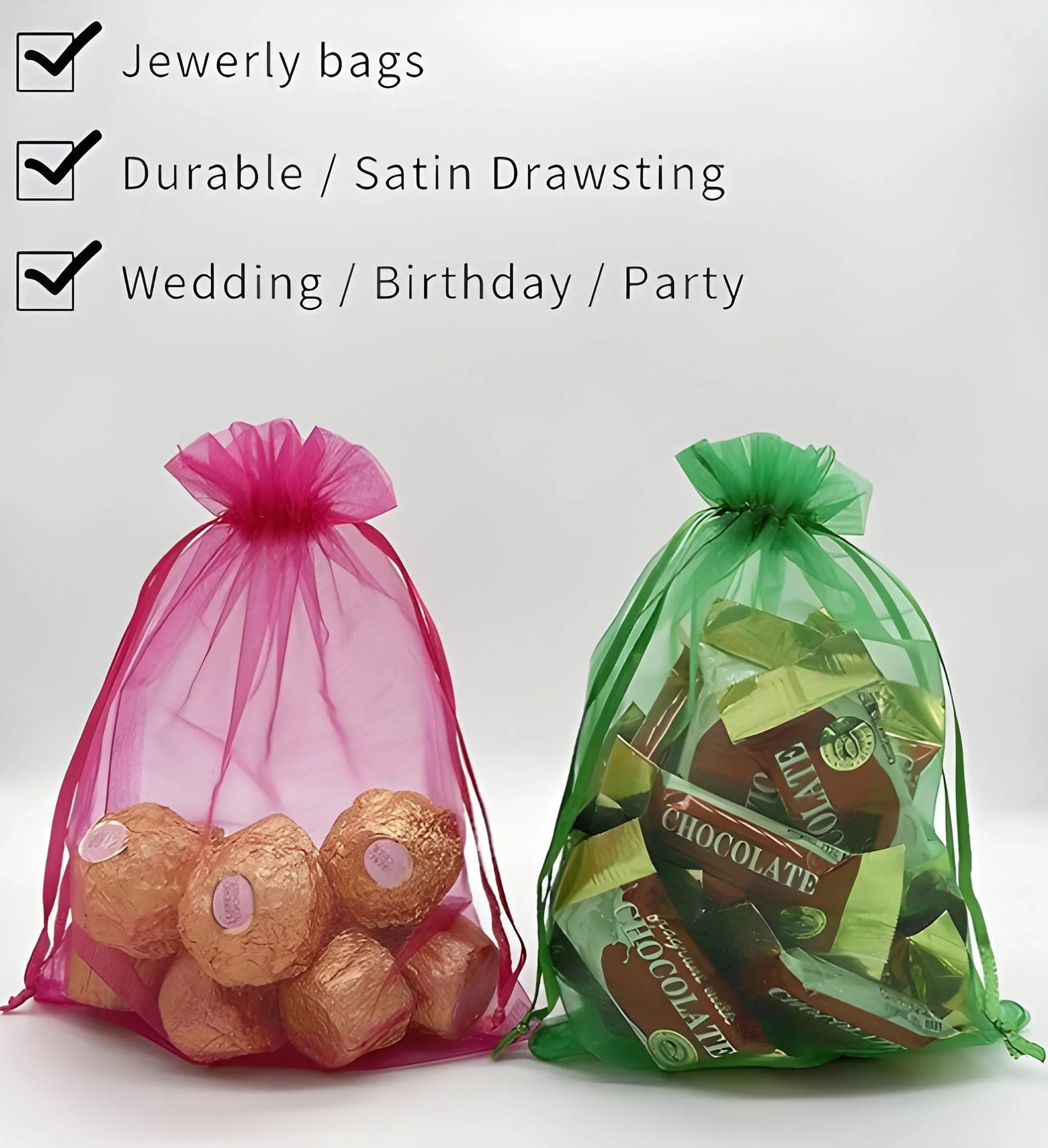 Best organza gift bags small mesh - arts & entertainment | 2025 | fast shipping