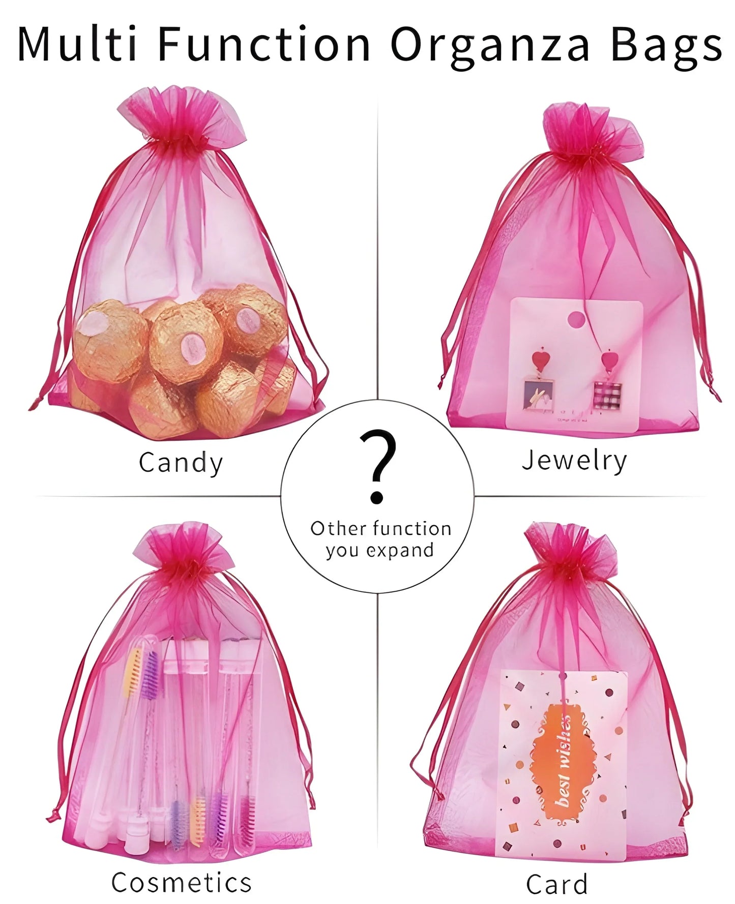 Best organza gift bags small mesh - arts & entertainment | 2025 | fast shipping