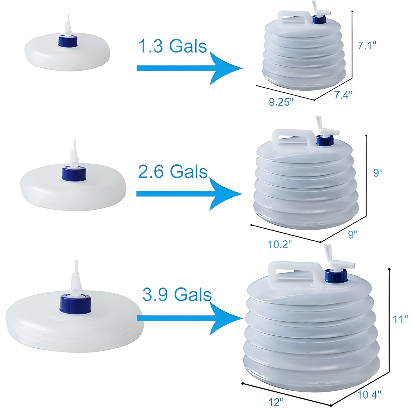 Best outdoor camping collapsible portable water container - sporting goods | 2025 | fast shipping