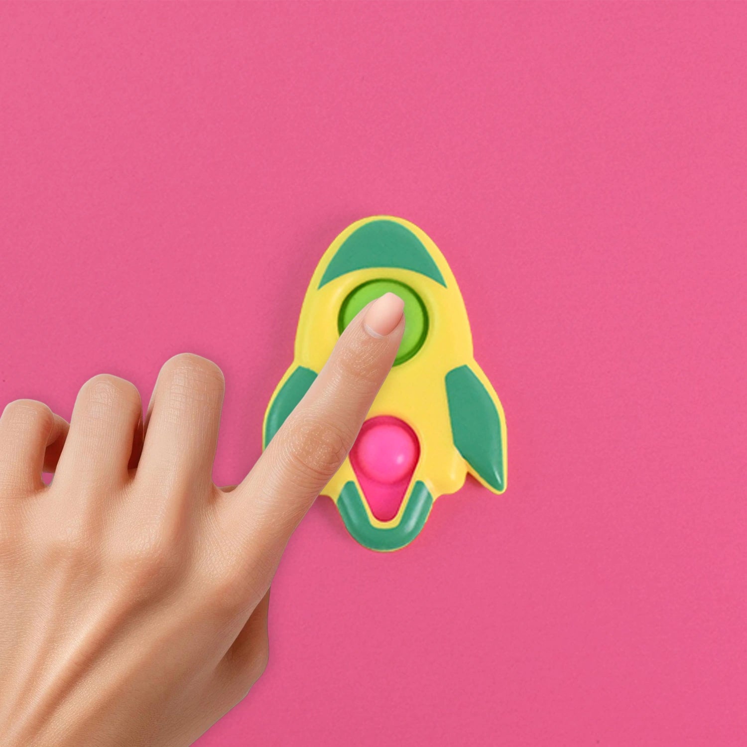 Rocket dimple keychain – 1 pc