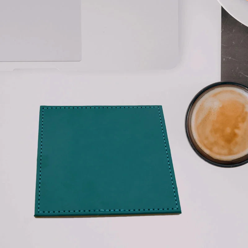 Durable Leather Tea Coaster - Home & Kitchen