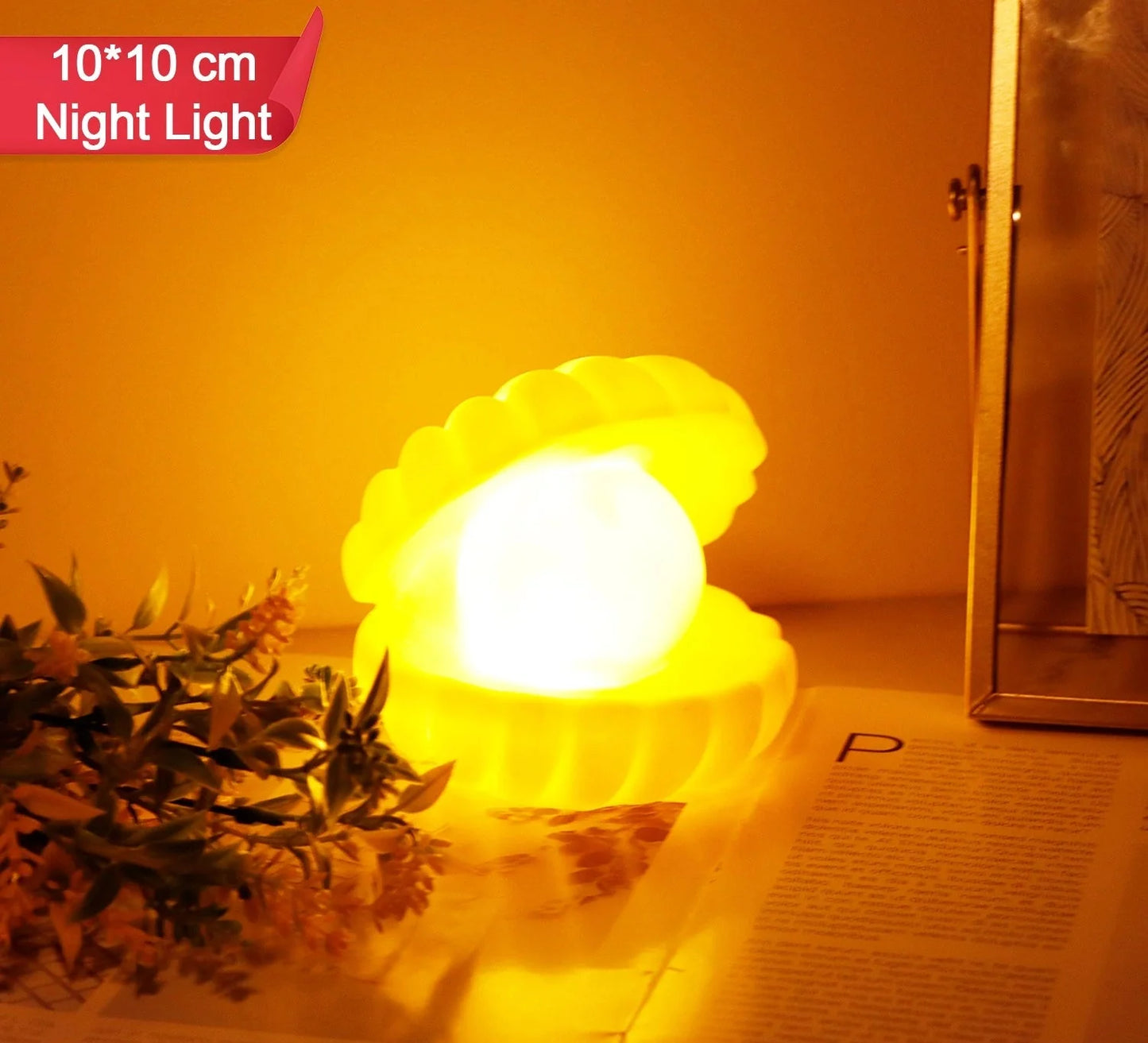 Best pearl shell led night lamp - lights & ambient lighting | 2025 | fast shipping