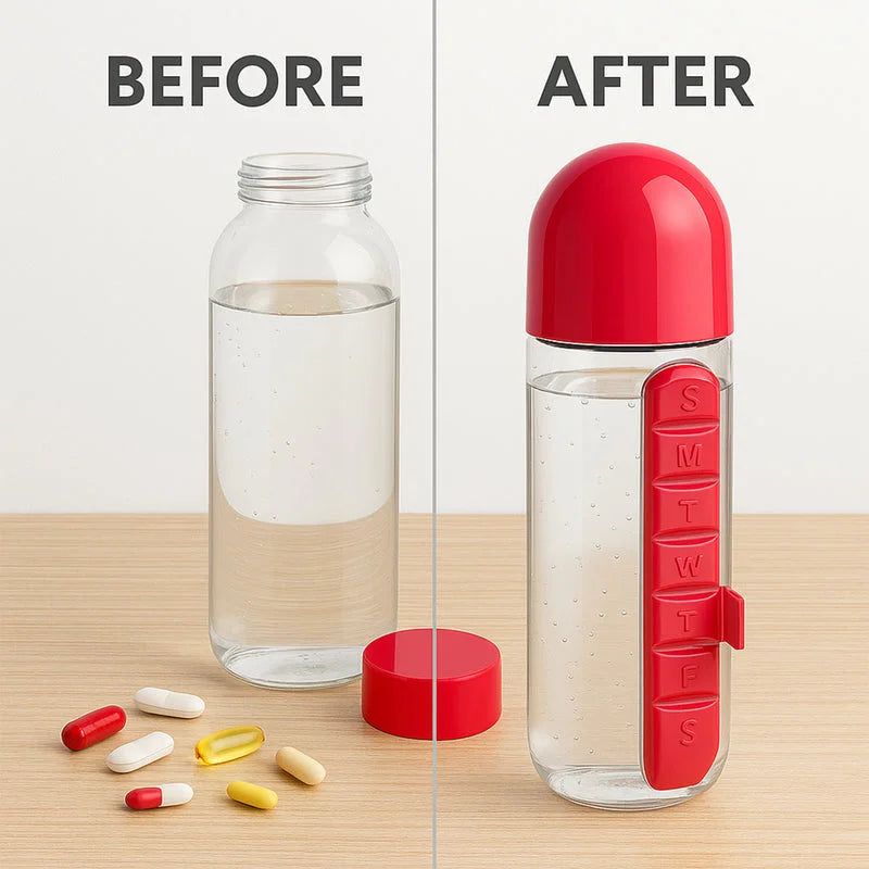 Best pill organizer water bottle - pillboxes | 2025 | fast shipping
