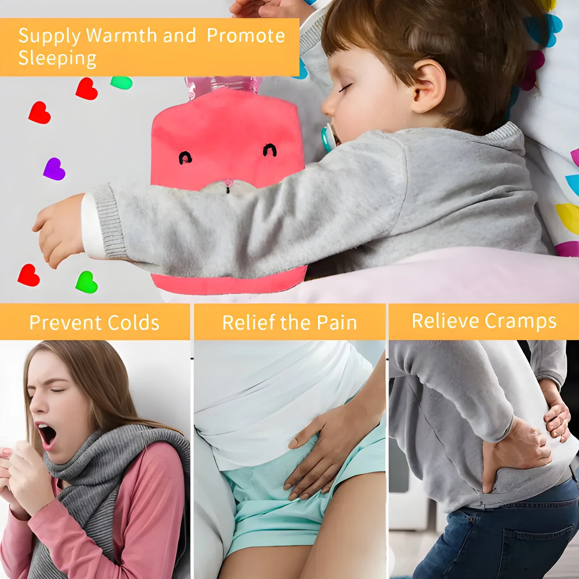 Best pink cramp relief bag - hot & cold therapies | 2025 | fast shipping