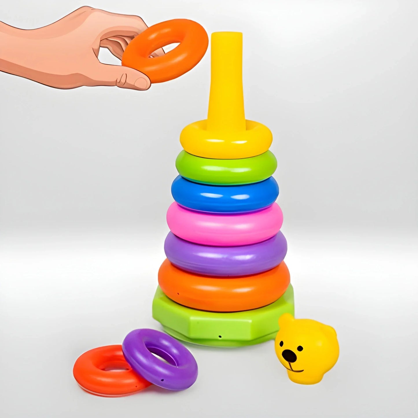 Best plastic baby kids teddy stacking ring - & toddler | 2025 | fast shipping