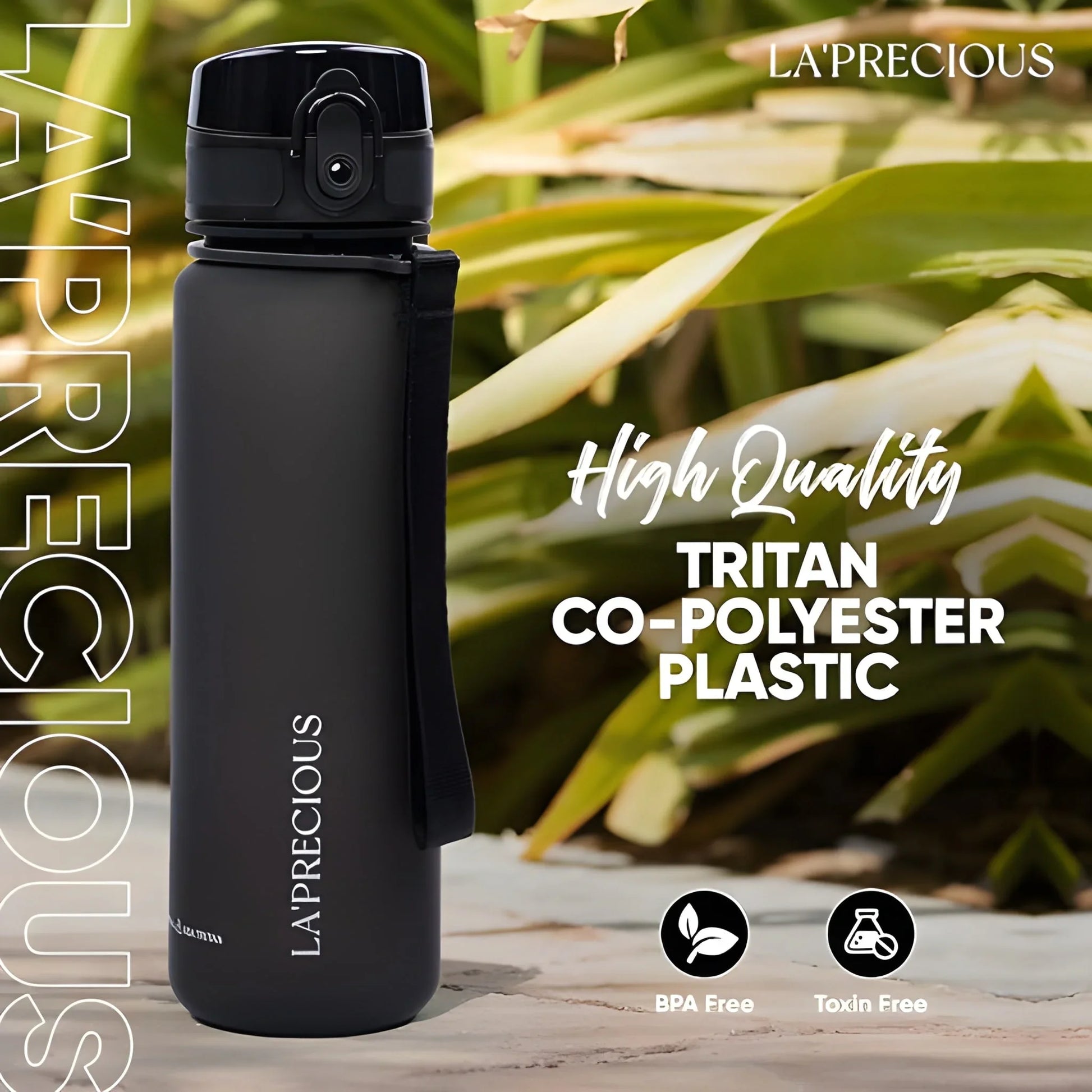 Best plastic black motivational water bottle - home & garden | 2025 | fast shipping