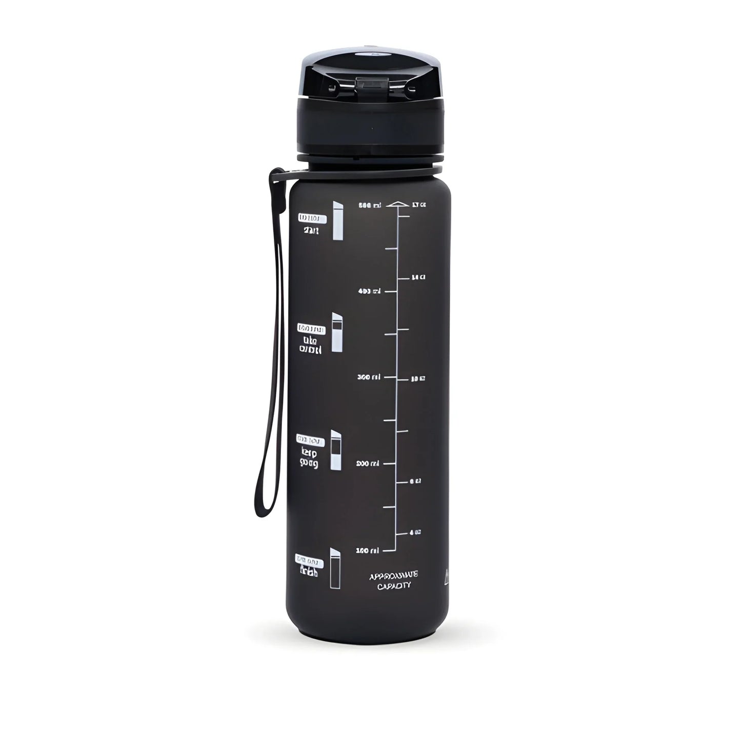 Best plastic black motivational water bottle - home & garden | 2025 | fast shipping