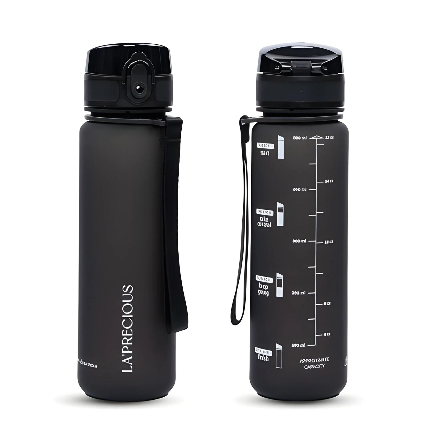 Best plastic black motivational water bottle - home & garden | 2025 | fast shipping