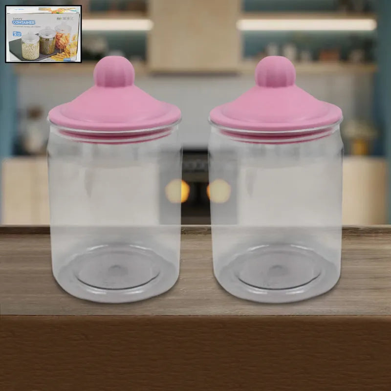Best plastic container jar set (2 pcs) - food storage containers | 2025 | fast shipping