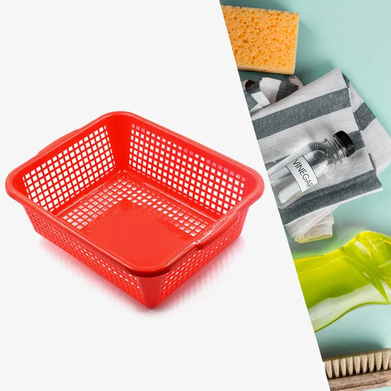 Plastic Dish Rack and Vegetables Fruits Basket 1 Pc - Home & Kitchen
