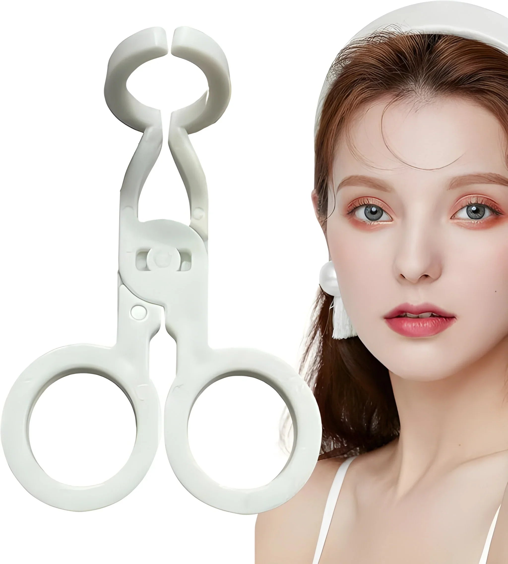 Plastic Ergonomic Women Eye Care Contact Lenses Inserter Remover Tool - Health & Personal