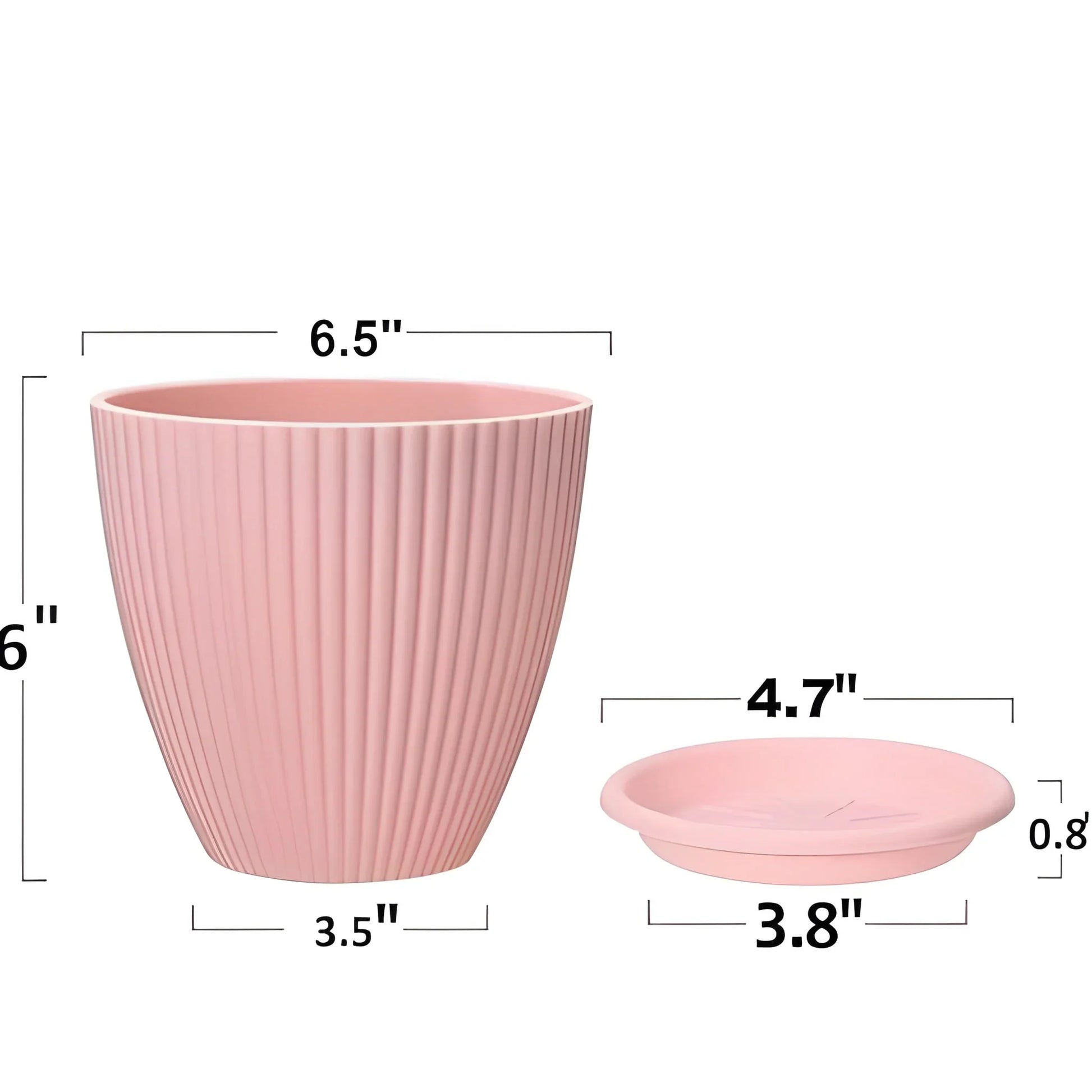 Best plastic flower pot with bottom tray - home & garden | 2025 | fast shipping