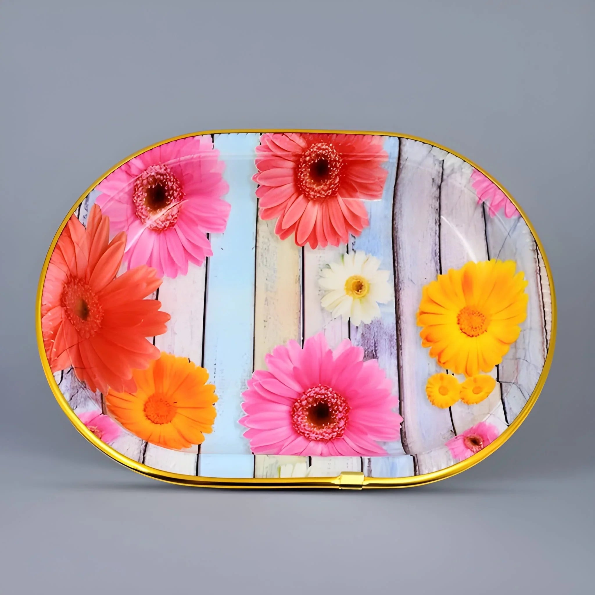 Best plastic flower printed design serving tray - home & garden | 2025 | fast shipping