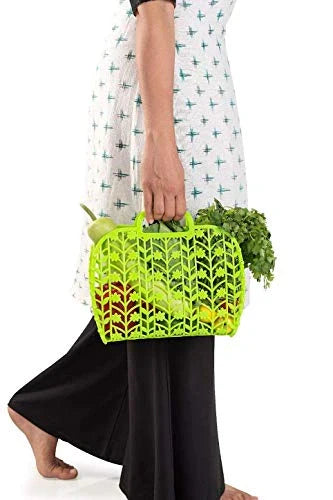 Best plastic foldable basket bag – 3 pcs - household storage bags | 2025 | fast shipping