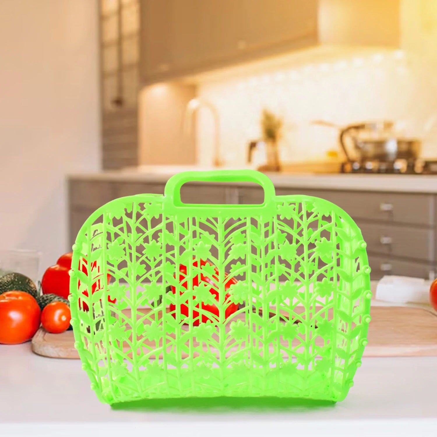 Best plastic foldable basket bag – 3 pcs - household storage bags | 2025 | fast shipping