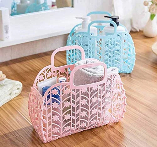 Best plastic foldable basket bag – 3 pcs - household storage bags | 2025 | fast shipping