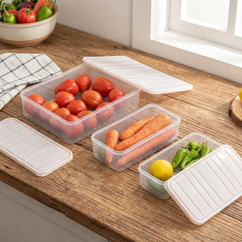 Best plastic food storage container (3 pcs set) - containers | 2026 | fast shipping