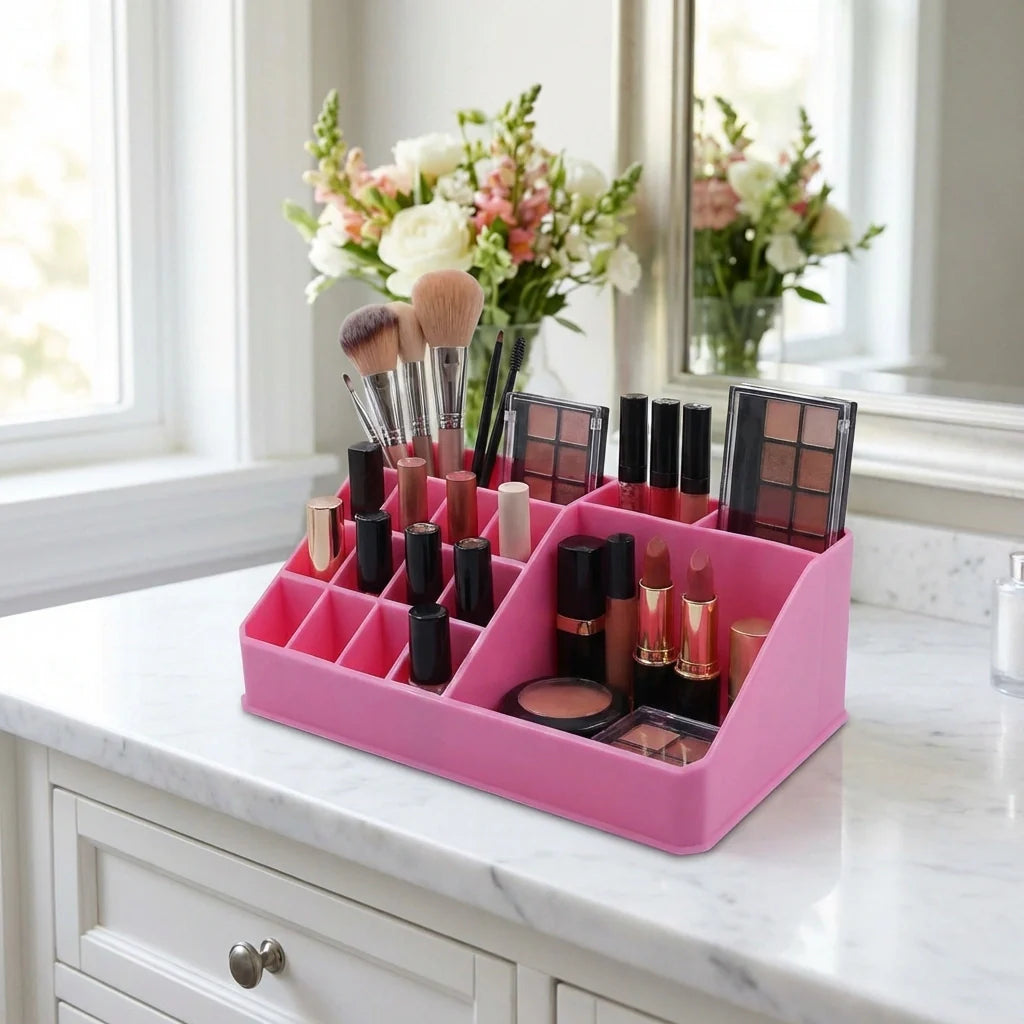 Best plastic makeup organizer box - household storage containers | 2026 | fast shipping
