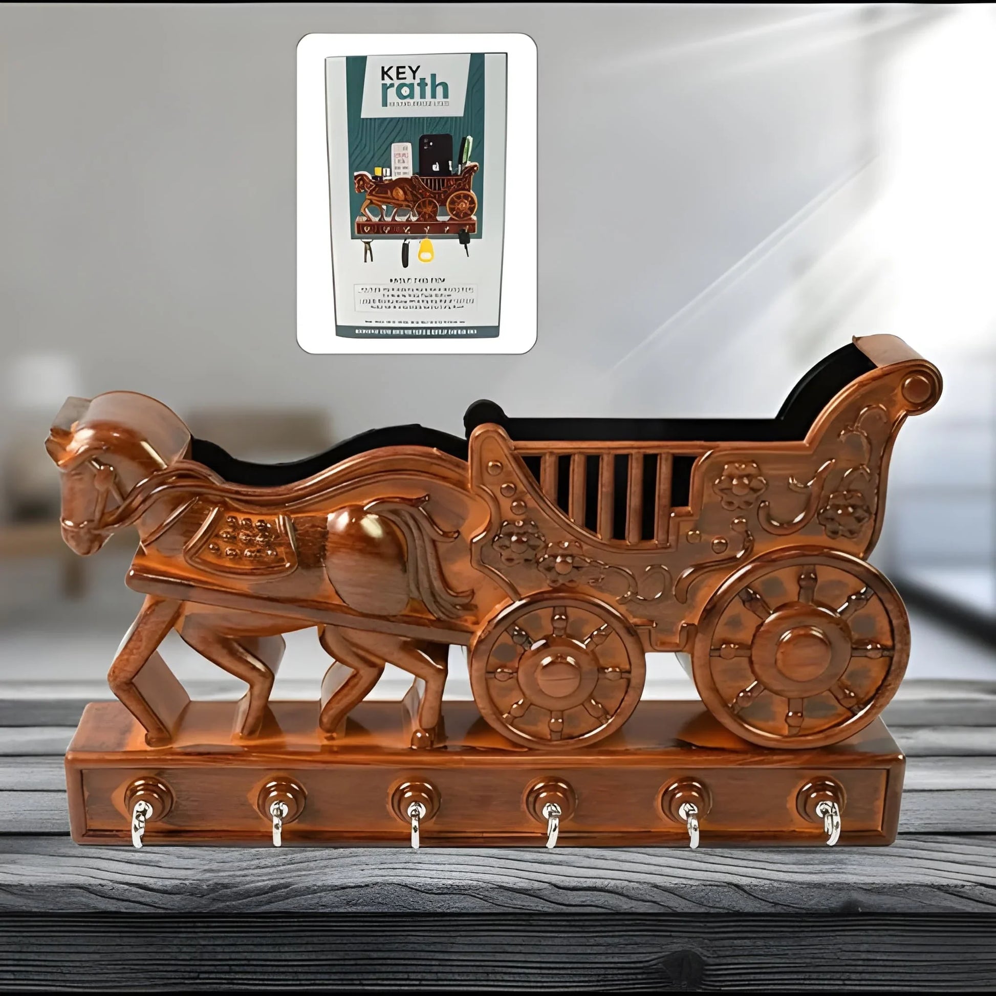 Best plastic rath design 6 hook key holder - home & garden | 2025 | fast shipping