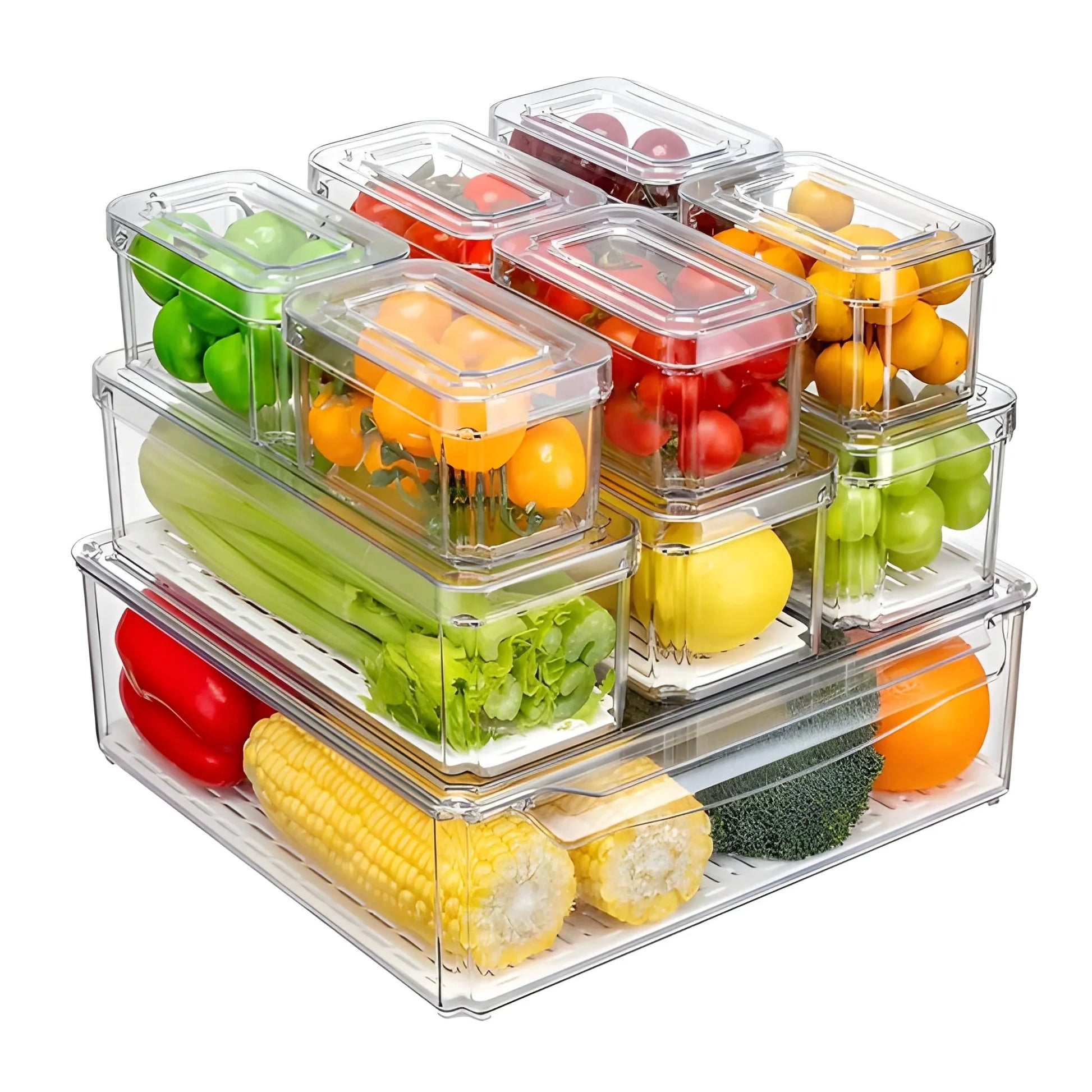 Best plastic refrigerator organizer bins set of 2 - home & garden | 2025 | fast shipping