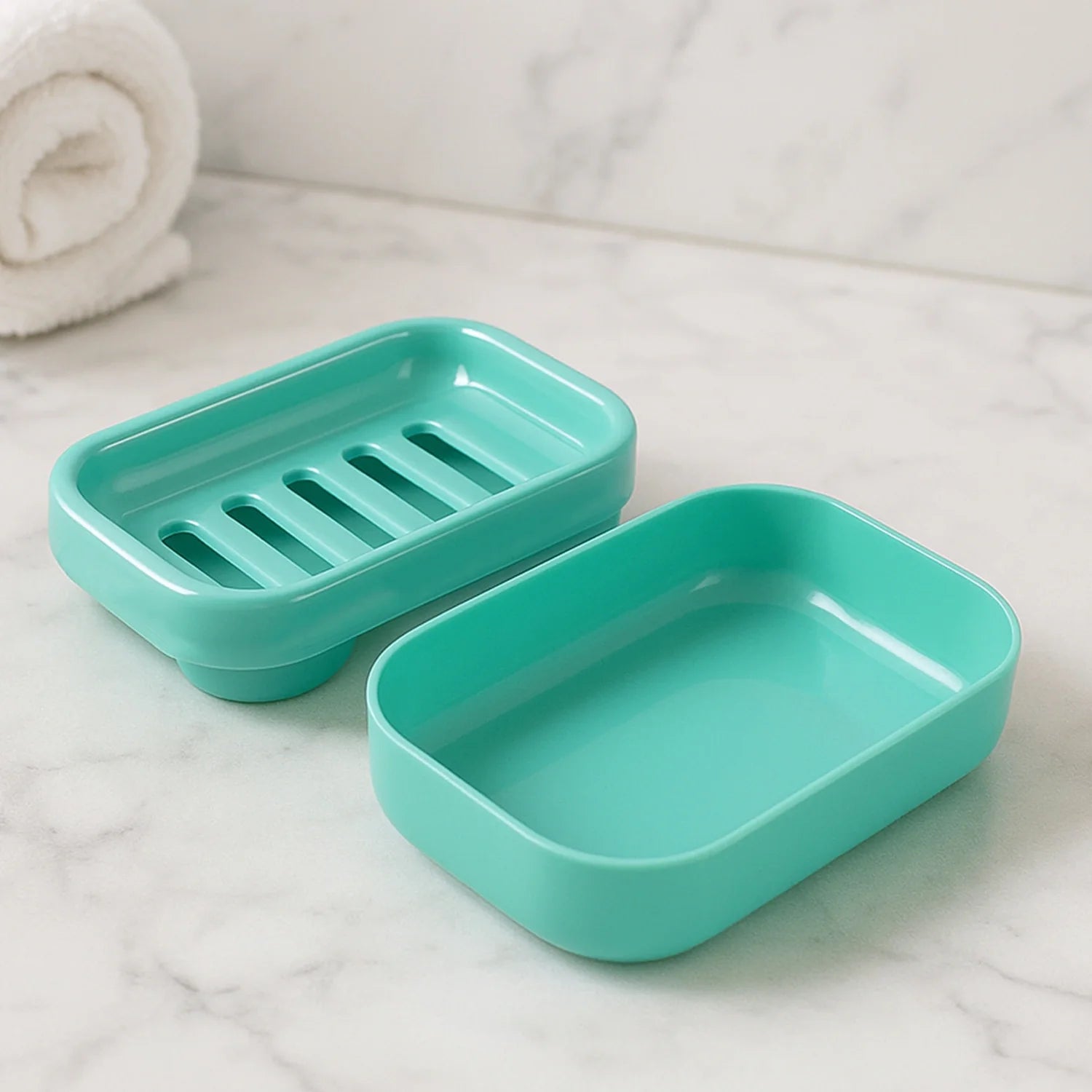 Plastic Soap Case with Lid – 1 Pc - Home Improvement