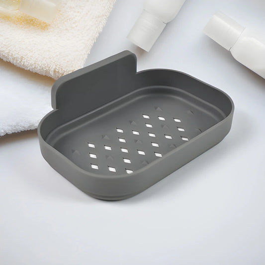 Plastic Soap Dish Holder For Bathroom - Home & Kitchen