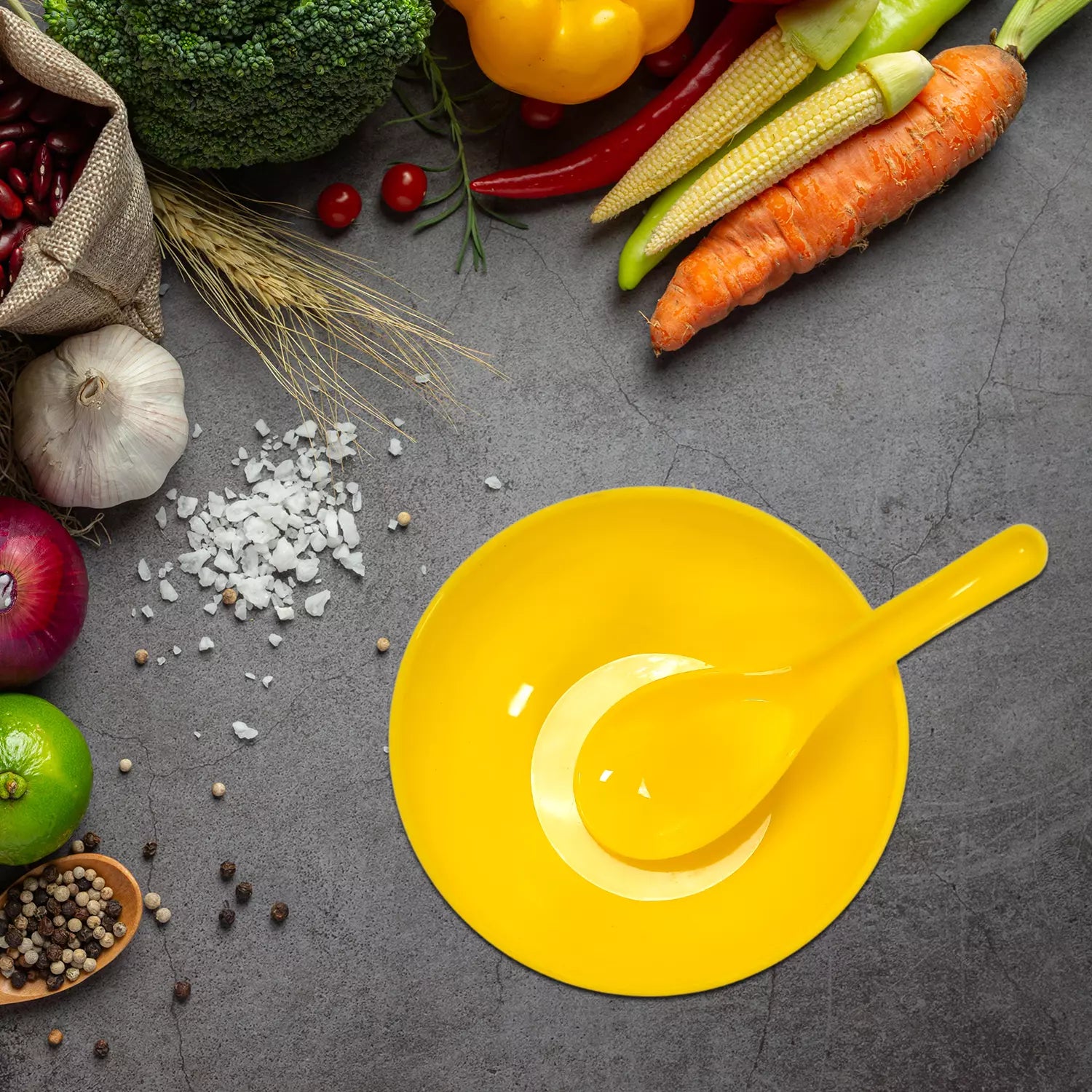 Best plastic soup bowl and spoon set - bowls | 2025 | fast shipping