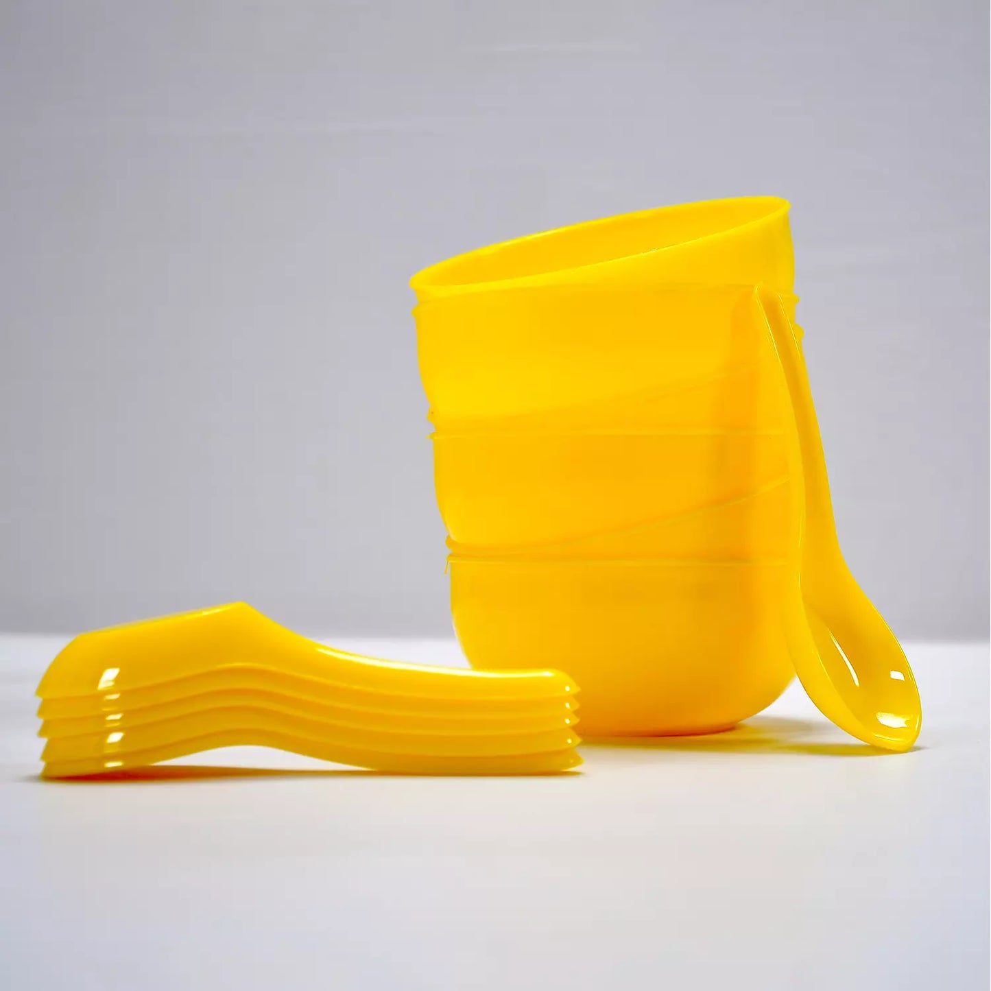 Best plastic soup bowl and spoon set - bowls | 2025 | fast shipping