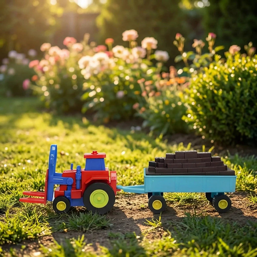 Best plastic tractor toy friction powered with trolley - toys & games | 2026 | fast shipping