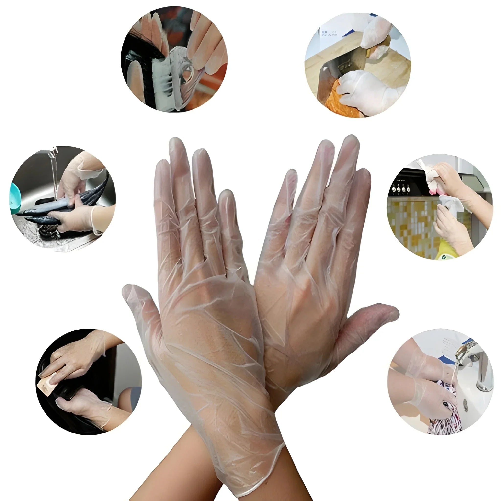 Best plastic transparent disposable clear gloves - business & industrial | 2025 | fast shipping