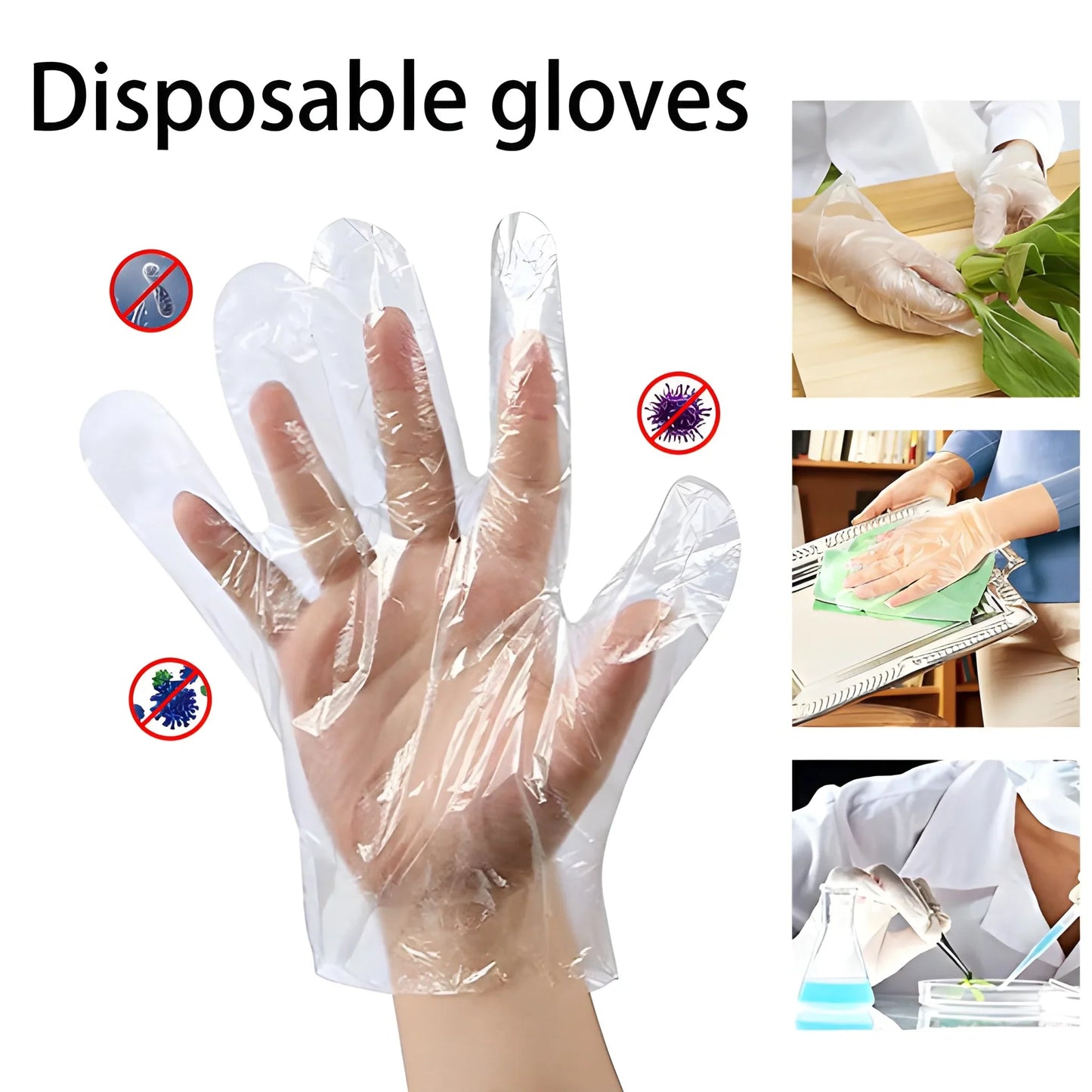 Best plastic transparent disposable clear gloves - business & industrial | 2025 | fast shipping