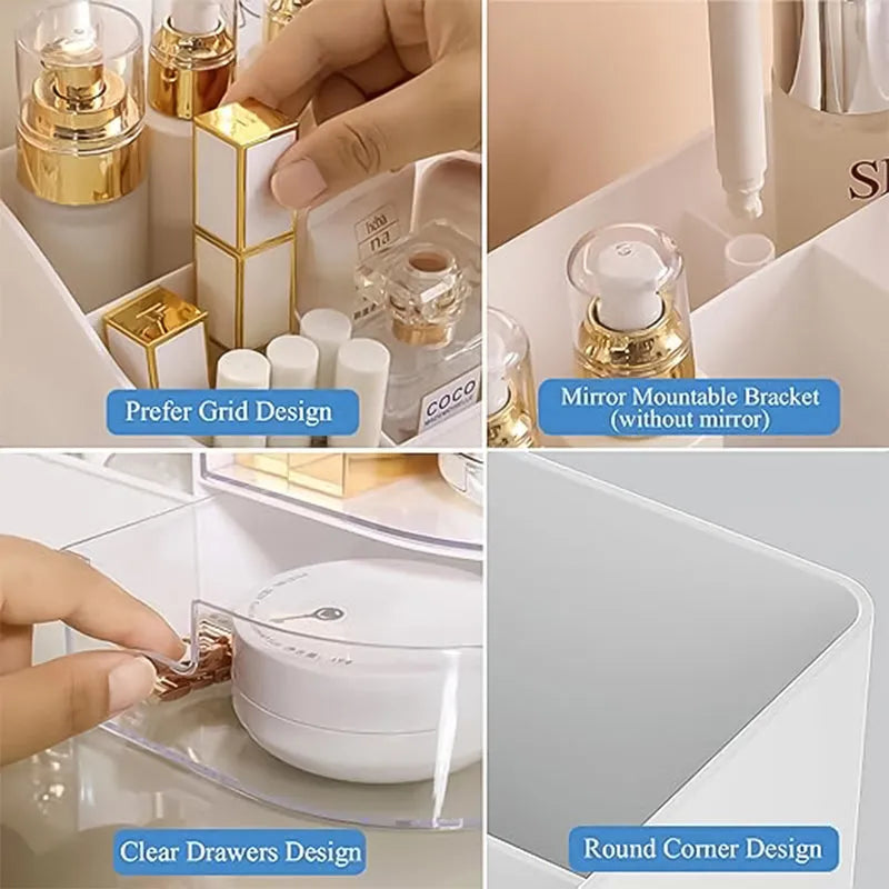 Best plastic vanity storage box - household containers | 2025 | fast shipping