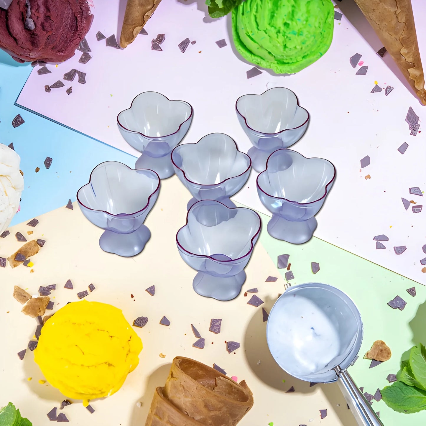 6-Piece Dessert Bowl Set - Home & Kitchen