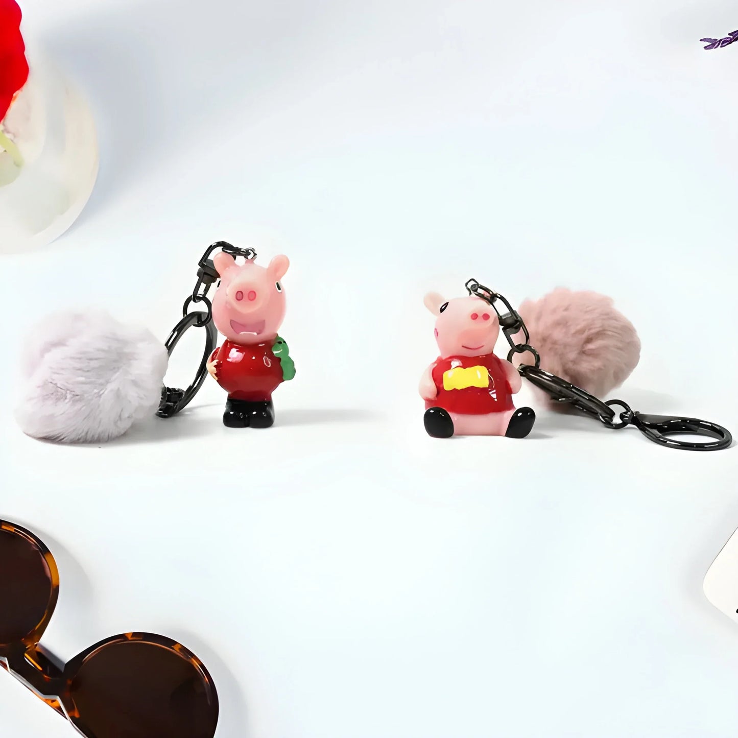 Best pom cartoon keychain - keychains | 2025 | fast shipping