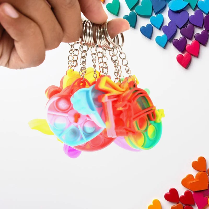 Pop It Keychain Toy - Toys