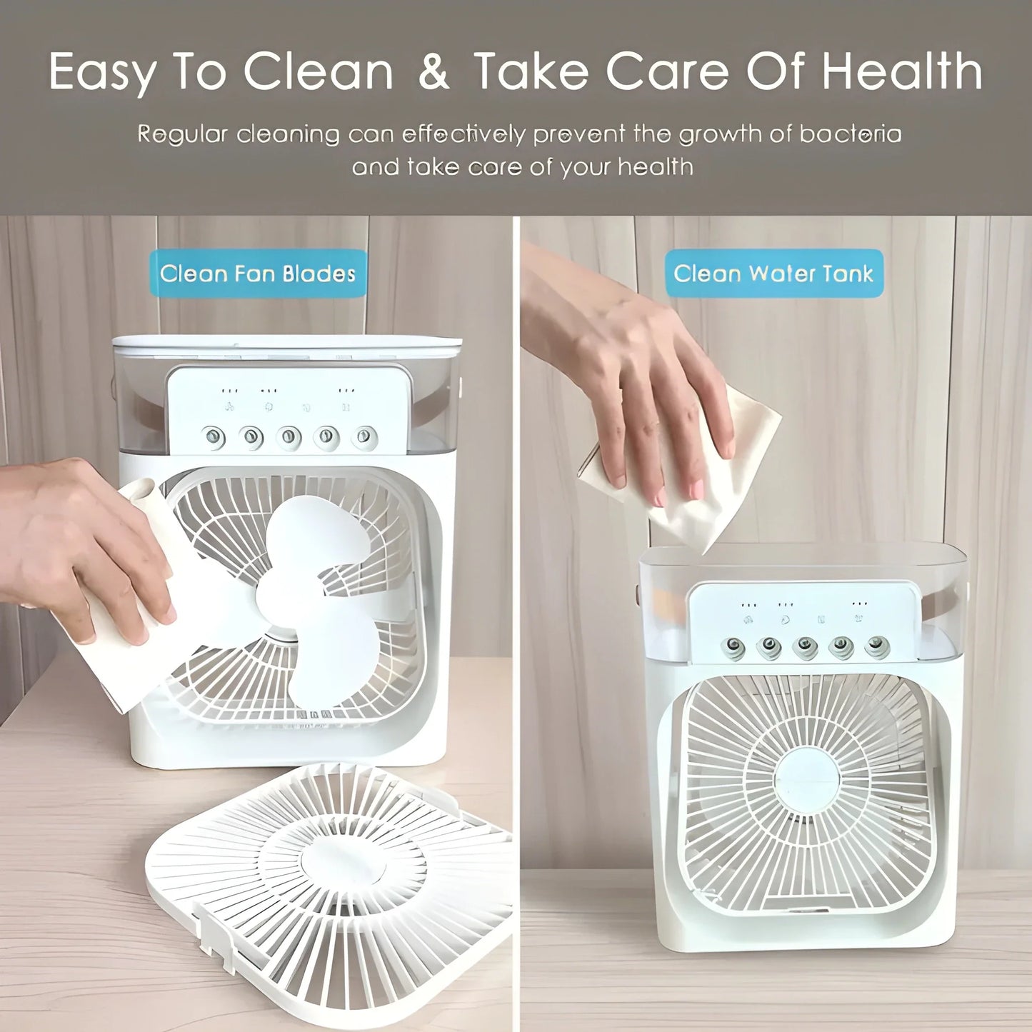 Best portable air cooler with led lights - powered hand fans & misters | 2025 | fast shipping