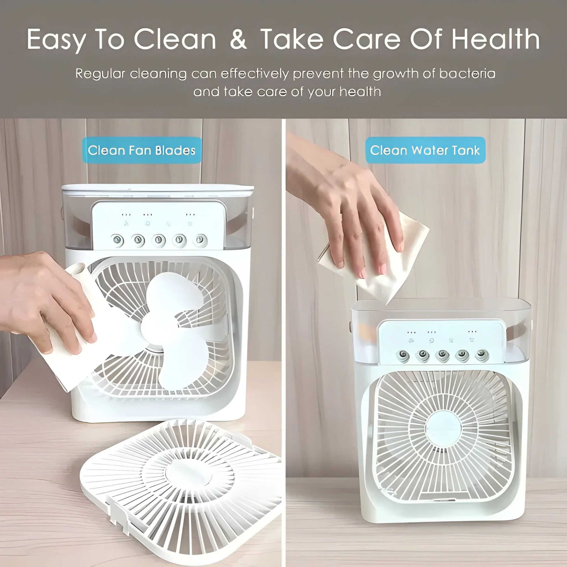 Best portable air cooler with led lights - powered hand fans & misters | 2025 | fast shipping
