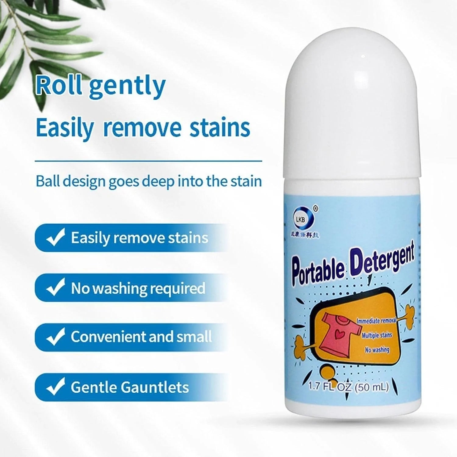 Portable Clothes Stain Remover – 50ml - Home Improvement