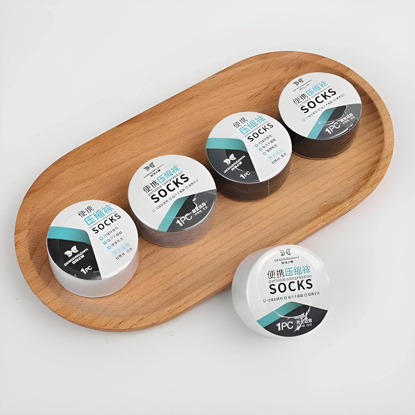 Portable Disposable Compressed Socks - Clothing & Accessories