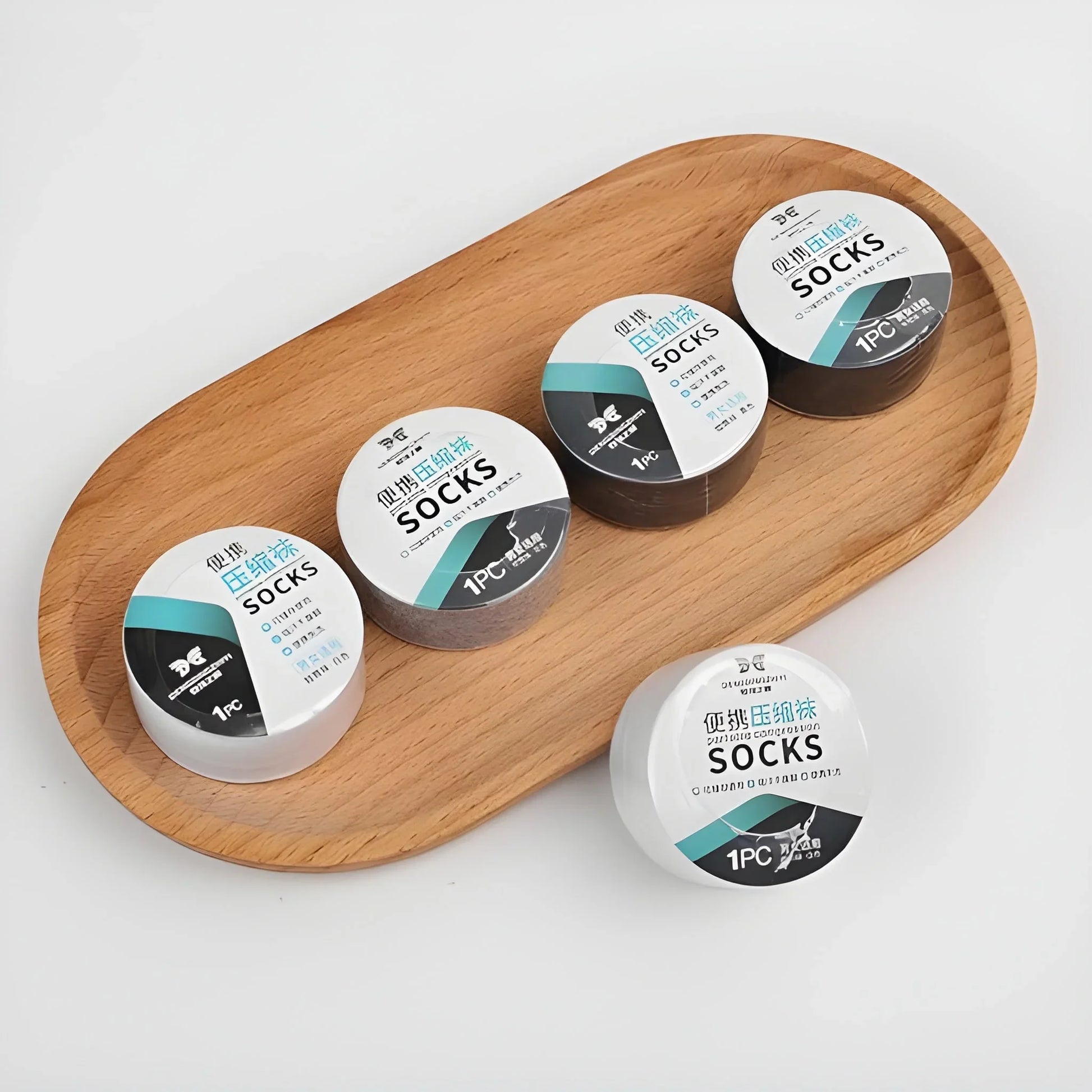 Portable Disposable Compressed Socks - Clothing & Accessories