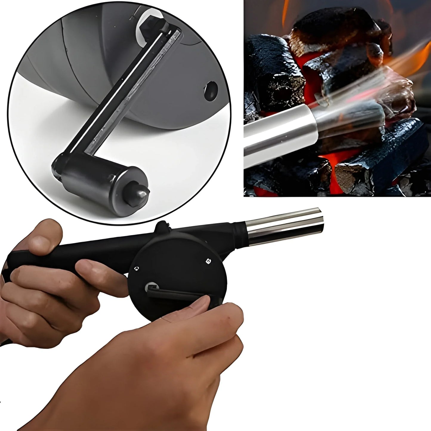 Best portable hand crank air blower fan - 2025 | fast shipping