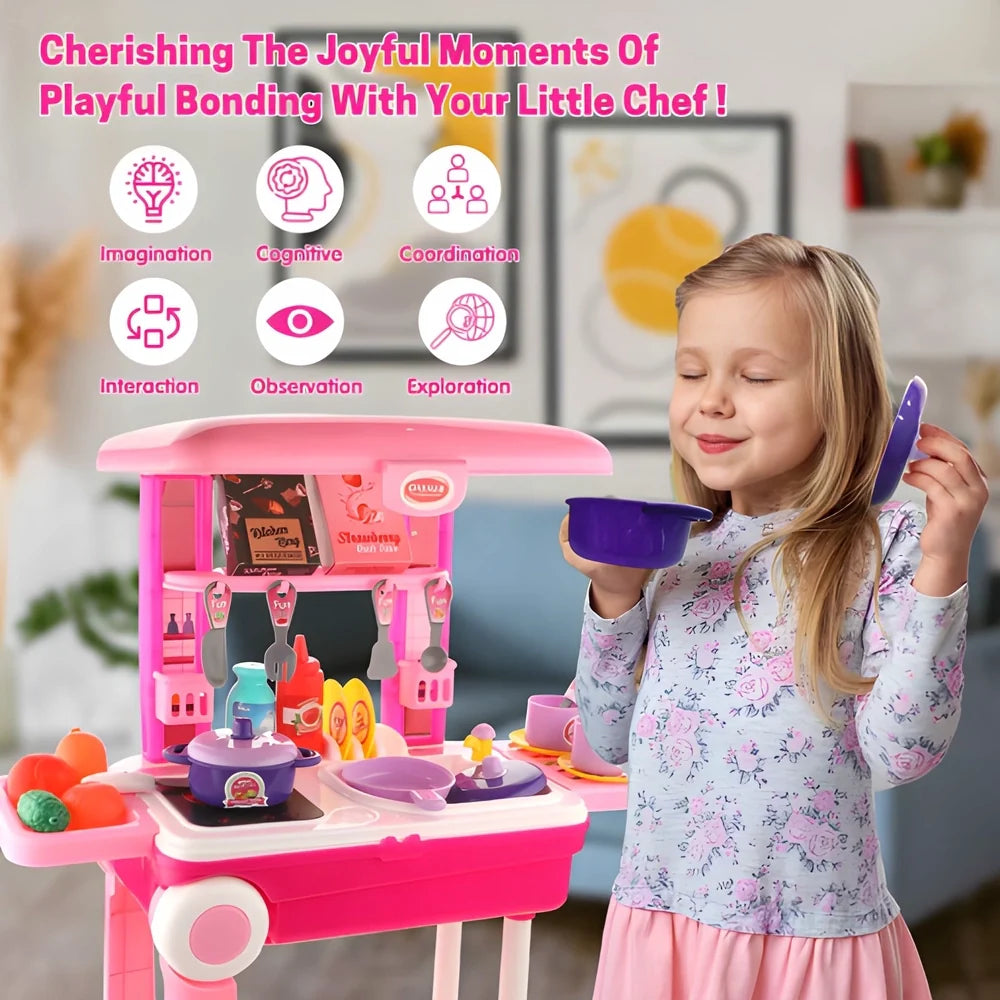 Best portable kids kitchen playset - toy kitchens | 2025 | fast shipping