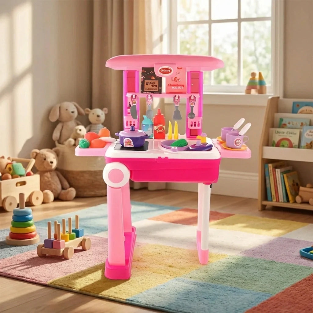 Best portable kids kitchen playset - toy kitchens | 2026 | fast shipping