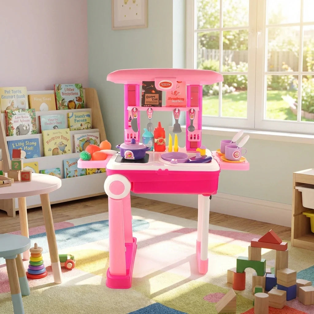 Best portable kids kitchen playset - toy kitchens | 2026 | fast shipping