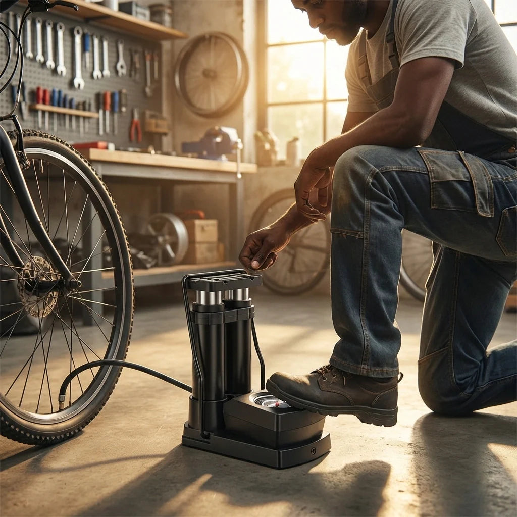 Best portable mini bike pump with gauge - bicycle pumps | 2026 | fast shipping